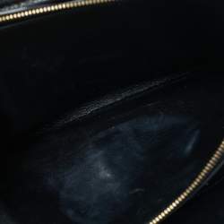 Pre Owned Balenciaga Black Leather B Logo Crossbody Bag