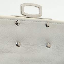 Pre Owned Balenciaga Multicolor Leather and Stingray Cherche Clutch