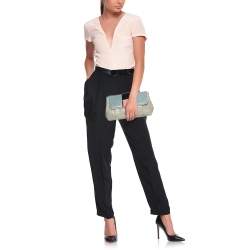 Pre Owned Balenciaga Multicolor Leather and Stingray Cherche Clutch