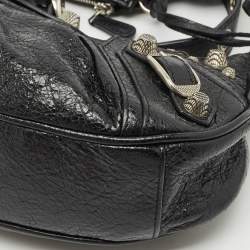 Pre Owned Balenciaga Black Leather XS Le Cagole Shoulder Bag