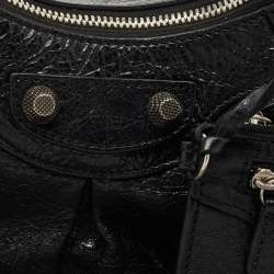 Pre Owned Balenciaga Black Leather XS Le Cagole Shoulder Bag