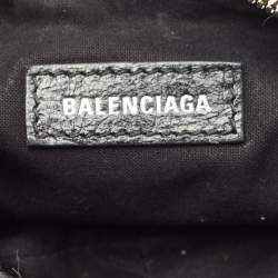 Pre Owned Balenciaga Black Leather XS Le Cagole Shoulder Bag