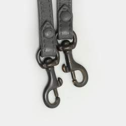 مملوكة مسبقًا Balenciaga Grey Perforated Leather Blackout Hardware Papier B4 Tote