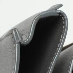 مملوكة مسبقًا Balenciaga Grey Perforated Leather Blackout Hardware Papier B4 Tote