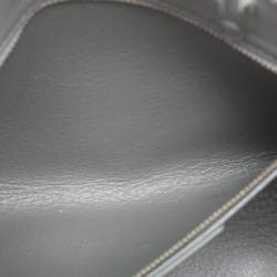 مملوكة مسبقًا Balenciaga Grey Perforated Leather Blackout Hardware Papier B4 Tote