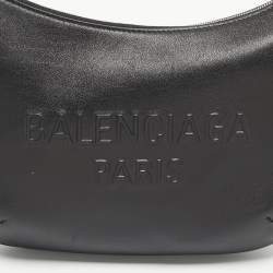 Pre Owned Balenciaga Black Leather Mary-Kate Shoulder Bag