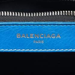 Pre Owned Balenciaga Multicolor Leather XS Bazar Stripe Tote