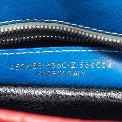 Pre Owned Balenciaga Multicolor Leather XS Bazar Stripe Tote