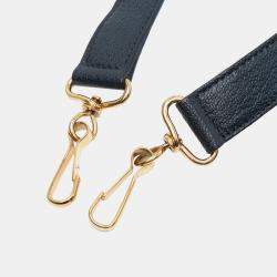 Pre Owned Balenciaga Navy Blue Goatskin Motocross Classic Metallic Edge Part Time Satchel