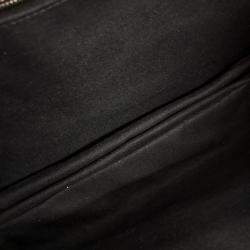 Pre Owned Balenciaga Black Leather Flap BB Soft Bag