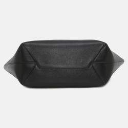 Pre Owned Balenciaga Mary Kate Medium Black Leather Tote Bag
