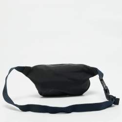 Pre Owned Balenciaga Black Nylon Explorer Belt Bag