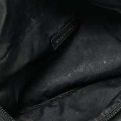 Pre Owned Balenciaga Black Nylon Explorer Belt Bag