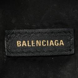 Pre Owned Balenciaga Black Nylon Explorer Belt Bag