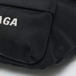 Pre Owned Balenciaga Black Nylon Explorer Belt Bag