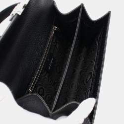 Pre Owned Balenciaga Hacker Project Small Black Canvas Leather Handbag