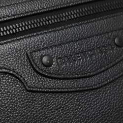 Pre Owned Balenciaga Black Leather Neo Pouch Clutch