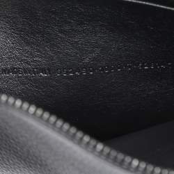 Pre Owned Balenciaga Black Leather Neo Pouch Clutch
