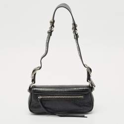 Pre Owned Balenciaga Black Leather XS Le Cagole Sling Bag