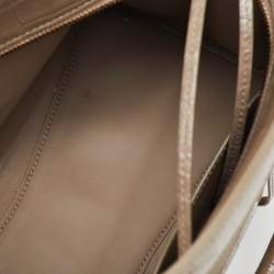 Pre Owned Balenciaga Beige Croc Embossed Leather Small Neo Classic City Bag