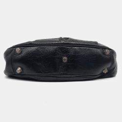 Pre Owned Balenciaga Black Leather Le Cargo Bag Small