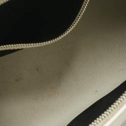 Pre Owned Balenciaga White/Pink Leather Small Ville Satchel