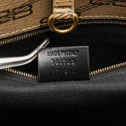 Pre Owned Balenciaga Brown Large BB Monogram Coated Canvas Signature East West Shopper Bag