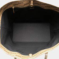 Pre Owned Balenciaga Brown Large BB Monogram Coated Canvas Signature East West Shopper Bag