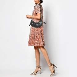 Pre Owned Balenciaga Black Leather XS Le Cagole Shoulder Bag