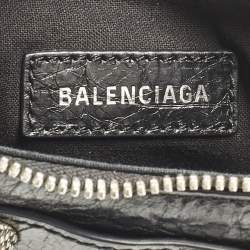 Pre Owned Balenciaga Black Leather XS Le Cagole Shoulder Bag