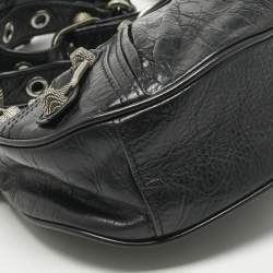 Pre Owned Balenciaga Black Leather XS Le Cagole Shoulder Bag