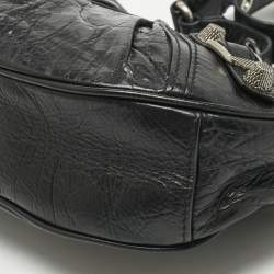 Pre Owned Balenciaga Black Leather XS Le Cagole Shoulder Bag