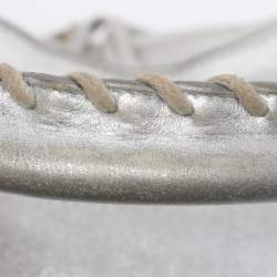 Pre Owned Balenciaga Silver Leather RH Classic City Bag