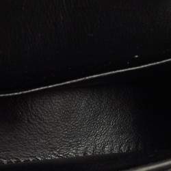 Pre Owned Balenciaga Black Suede Crystal Embellished Nano Hourglass Top Handle Bag