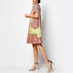 Pre Owned Balenciaga Neon Green Leather XS Le Cagole Shoulder Bag