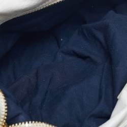 Pre Owned Balenciaga Cream Leather GGH Brief Tote