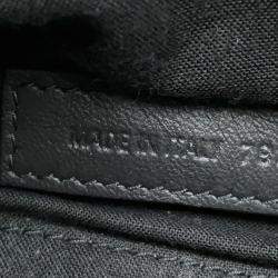 Pre Owned Balenciaga Le Cagoule Silver Leather Nano 2-Way Shoulder Bag