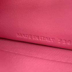 Pre Owned Balenciaga Crush XS Pink Leather Shoulder Bag