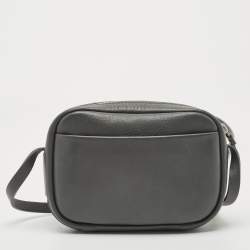 Pre Owned Balenciaga Grey Leather XS Everyday Camera Bag