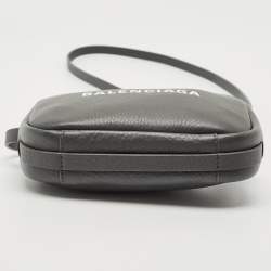 Pre Owned Balenciaga Grey Leather XS Everyday Camera Bag