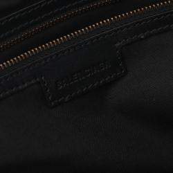 Pre Owned Balenciaga City Medium Black Leather Shoulder Bag