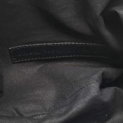 Pre Owned Balenciaga Black Leather Le Cagole Wristlet Pouch