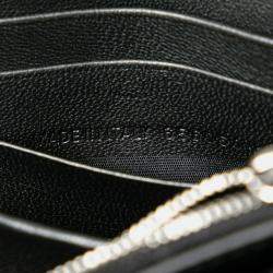 Pre Owned Balenciaga X Adidas Hourglass Crossbody Chain Wallet Shoulder Bag Black White Leather