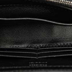 Pre Owned Balenciaga X Adidas Hourglass Crossbody Chain Wallet Shoulder Bag Black White Leather