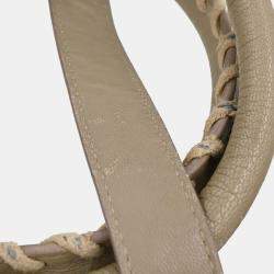 Pre Owned Balenciaga Beige Leather The Town 2way Handbag
