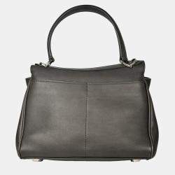 Pre Owned Balenciaga Rodeo Handbag Mini Grey