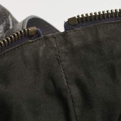 Pre Owned Balenciaga Navy Blue Leather RH Square Tote