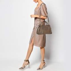 Pre Owned Balenciaga Brown Leather Small Neo Classic Tote