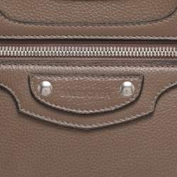 Pre Owned Balenciaga Brown Leather Small Neo Classic Tote