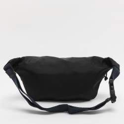 Pre Owned Balenciaga Black Nylon Explorer Belt Bag